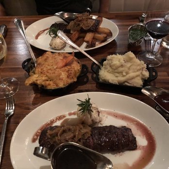 Cut 432 - Steak frites, side of mashed potatoes, lobster Mac and cheese. - Steakhouses Near Me - Delray Beach, Florida