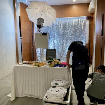 Jelo Flowers & Decor - Photobooth setup in a private room - Photo Booth Rentals Near Me - Brooklyn, New York