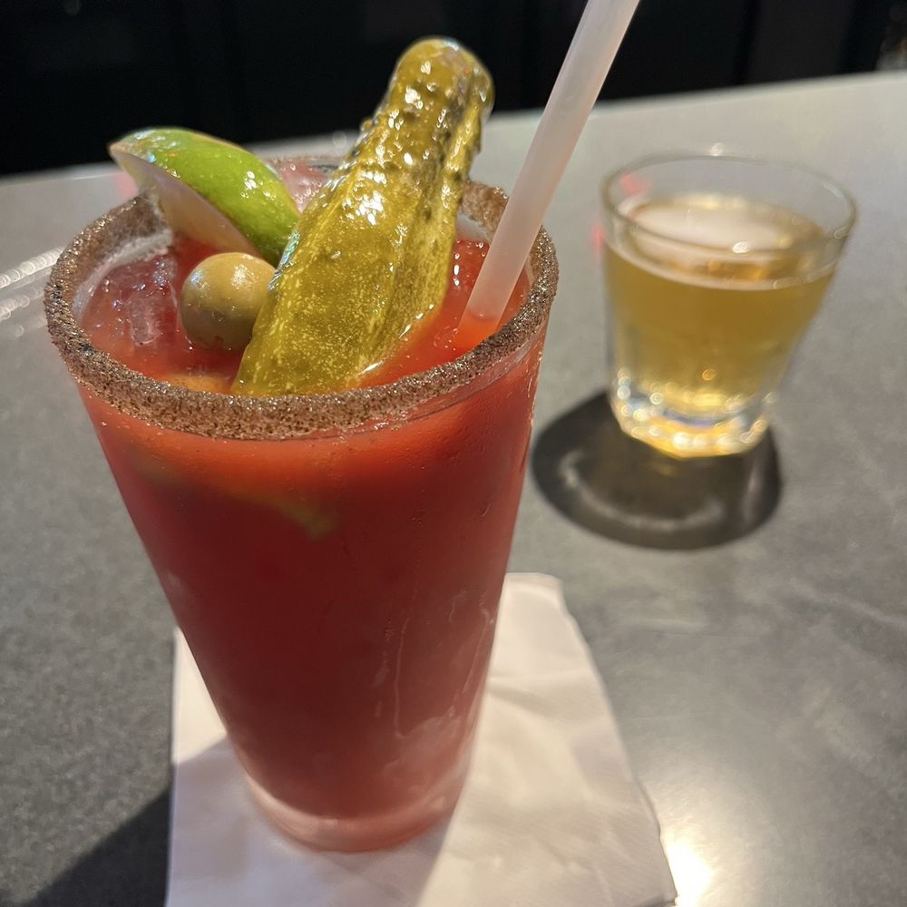 Bloody Mary with beer chaser