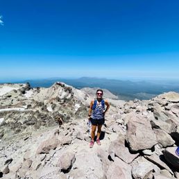 the other side of the peak