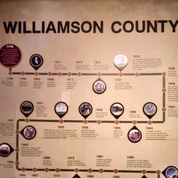 Williamson County Visitor Center - A great historical time-line.