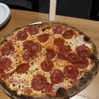 Calabria Italian Kitchen - Wood fired pepperoni pizza. - Italian Near Me - Mount Juliet, Tennessee Calabria Italian Kitchen - Wood fired pepperoni pizza. - Italian Near Me - Mount Juliet, Tennessee