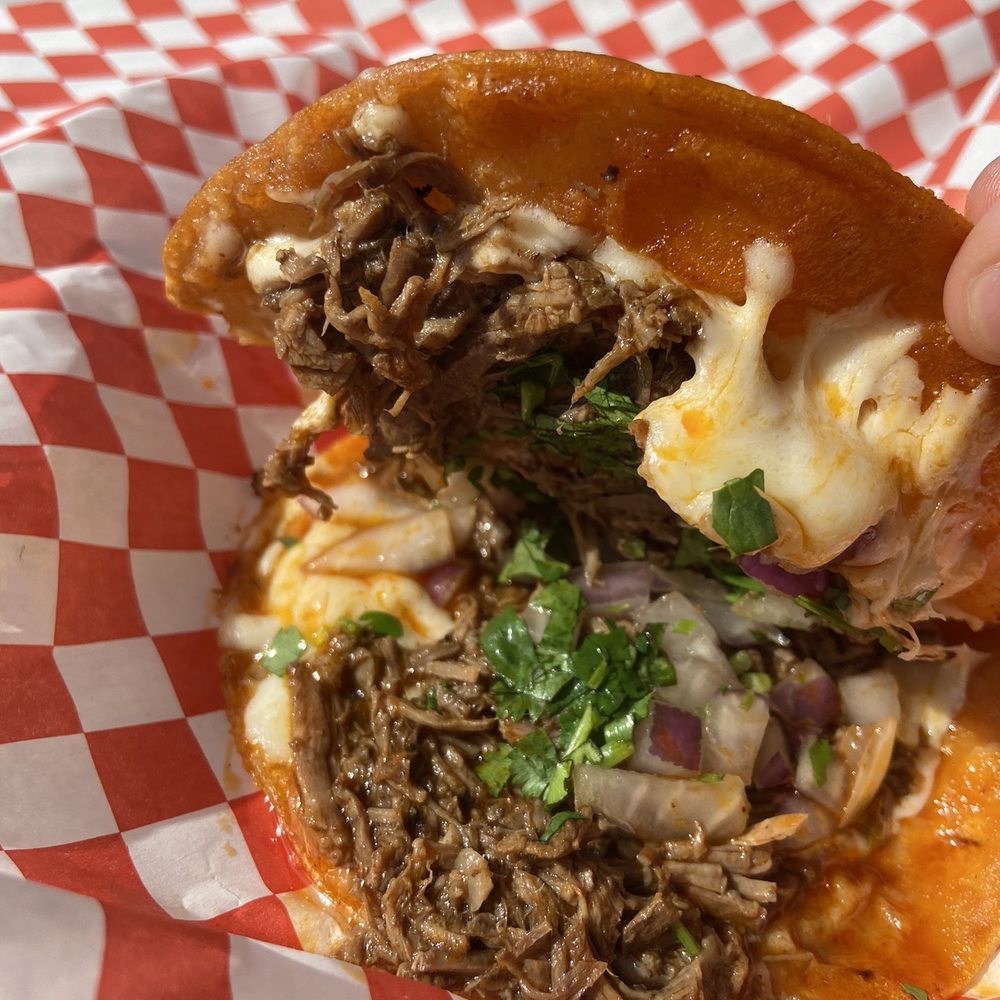 Birria Kings - Mulita - I know y'all see that queso just oozing out the seams - Tacos Near Me - San Diego, California