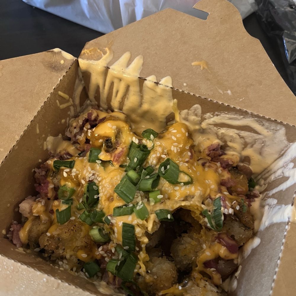 Loaded Rice Tots without spicy krab Loaded Rice Tots without spicy krab