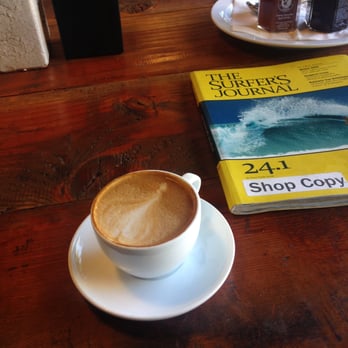 Deus Ex Machina - flat white with almond milk - Men's Clothing Near Me - Venice, California