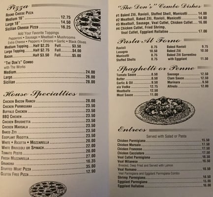 Menu photo 2 Don Jono's Pizzeria Smithtown, NY