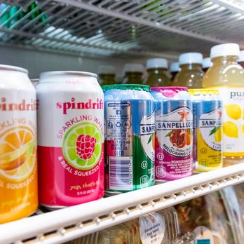 Cocoaccino's - a variety of beverages on a shelf - Kosher Near Me - Baltimore, Maryland