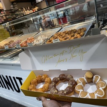 Mochinut- Atlanta - We got the 3 pack of donuts. Churro, Nutella, and flufferbutter. - Donuts Near Me - Atlanta, Georgia Mochinut- Atlanta - We got the 3 pack of donuts. Churro, Nutella, and flufferbutter. - Donuts Near Me - Atlanta, Georgia