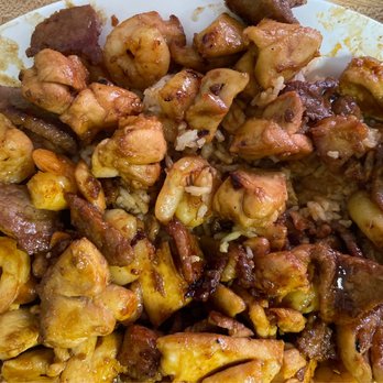 Ro's Seafood - Called the House Special.  Consist of Fried Rice, Chicken, Steak and Shrimp. - Seafood Near Me - Lumberton, Texas