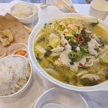 Young Fish - Green Peppercorn Sauerkraut Basa Fish - Chinese Near Me - Brooklyn, New York