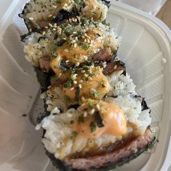 HoAloha Hawaiian BBQ - Brulee Spam Musubi - Hawaiian Near Me - Pomona, California HoAloha Hawaiian BBQ - Brulee Spam Musubi - Hawaiian Near Me - Pomona, California