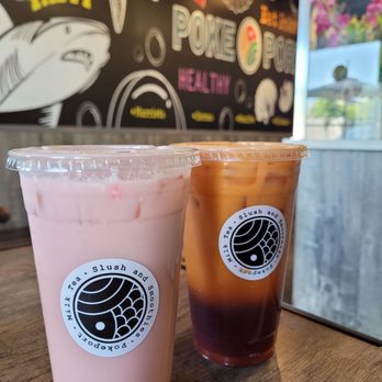 Pokeport - Menifee - Strawberry Slush & Thai Tea - Poke Near Me - Menifee, California Pokeport - Menifee - Strawberry Slush & Thai Tea - Poke Near Me - Menifee, California