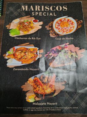 Menu photo 1 Mariscos Nayarit Virginia Beach, VA Menu photo 1 Mariscos Nayarit Virginia Beach, VA