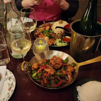Laut - Hainanese Chicken (back) and Hakka Crispy Chicken (front) - Thai Near Me - New York, New York Laut - Hainanese Chicken (back) and Hakka Crispy Chicken (front) - Thai Near Me - New York, New York