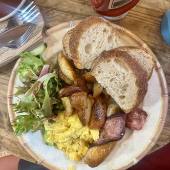 Milk & Honey Cafe - Breakfast Plate ... I didn't have it but my friend loved it - Coffee & Tea Near Me - Brooklyn, New York Milk & Honey Cafe - Breakfast Plate ... I didn't have it but my friend loved it - Coffee & Tea Near Me - Brooklyn, New York