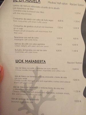 Menu photo 2 Marabierta Marbella, MA