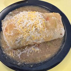 The Sunflour Café - Breakfast burrito smothered