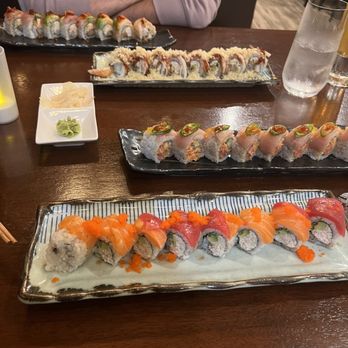 Umami - Pink Lady Roll, Nemo Roll, Shaggy Dog Roll and forgot the last one! - Japanese Near Me - Sugar Land, Texas Umami - Pink Lady Roll, Nemo Roll, Shaggy Dog Roll and forgot the last one! - Japanese Near Me - Sugar Land, Texas