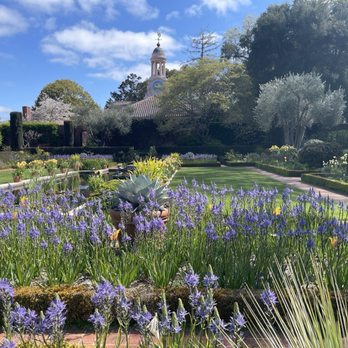 Filoli - Pond and Clocktower - Botanical Gardens Near Me - Woodside, California