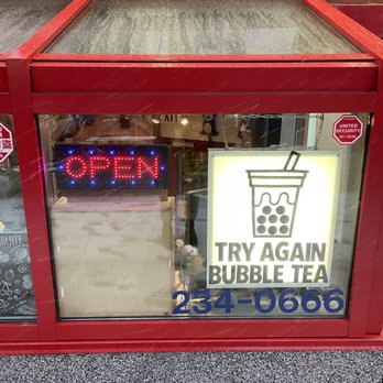 Try Again Beverage House - Store front - Bubble Tea Near Me - Calgary, Alberta