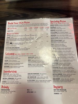 Menu photo 2 Giorgio's Pizzeria San Francisco, CA Menu photo 2 Giorgio's Pizzeria San Francisco, CA