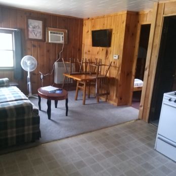 Shayne's Place - Cabin 1, living room/kitchen, pull out bed - Hotels Near Me - Mio, Michigan Shayne's Place - Cabin 1, living room/kitchen, pull out bed - Hotels Near Me - Mio, Michigan