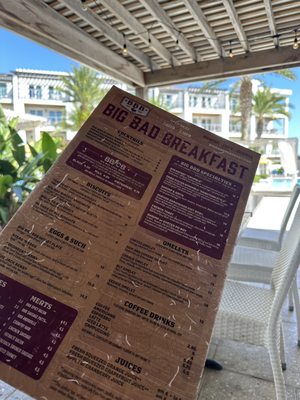 Menu photo 5 Big Bad Breakfast Inlet Beach, FL