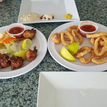 Boater's Grill - Sad appetizer plates.. - Seafood Near Me - Key Biscayne, Florida Boater's Grill - Sad appetizer plates.. - Seafood Near Me - Key Biscayne, Florida