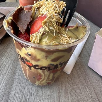 Chocolate Bash - Strawberry Dubai chocolate cup. Delicious - Desserts Near Me - Escondido, California
