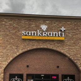 the front of the restaurant