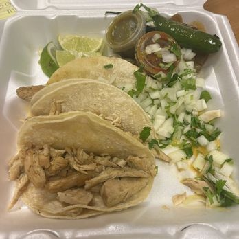 24/7 Tacos - Double corn tortillas, unseasoned chicken and fluff. - Mexican Near Me - Garland, Texas