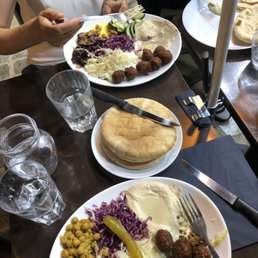 Falafel plate Falafel plate