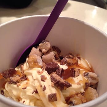 Cups Frozen Yogurt - Cake batter, caramel, cookie dough, Reese's cups.. - Desserts Near Me - Clifton, New Jersey Cups Frozen Yogurt - Cake batter, caramel, cookie dough, Reese's cups.. - Desserts Near Me - Clifton, New Jersey