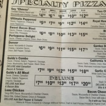 Guido's Pizza Take-U-Bake - Pizza Near Me - Manteca, California