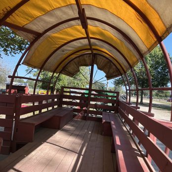 Johnson's Corner Farm - Inside the Hayride - Fruits & Veggies Near Me - Medford, New Jersey