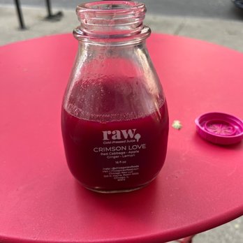 Chicago Raw - Crimson love juice - Vegan Near Me - Chicago, Illinois