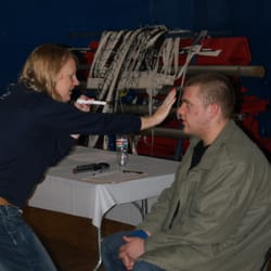 Galbrecht Eyecare - Dr. Galbrecht volunteering at the Special Olympics.