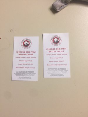 Menu photo 2 Panda Express Sacramento, CA
