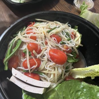 Nok’s Kitchen - Papaya noodle salad - Laotian Near Me - Westminster, California Nok’s Kitchen - Papaya noodle salad - Laotian Near Me - Westminster, California