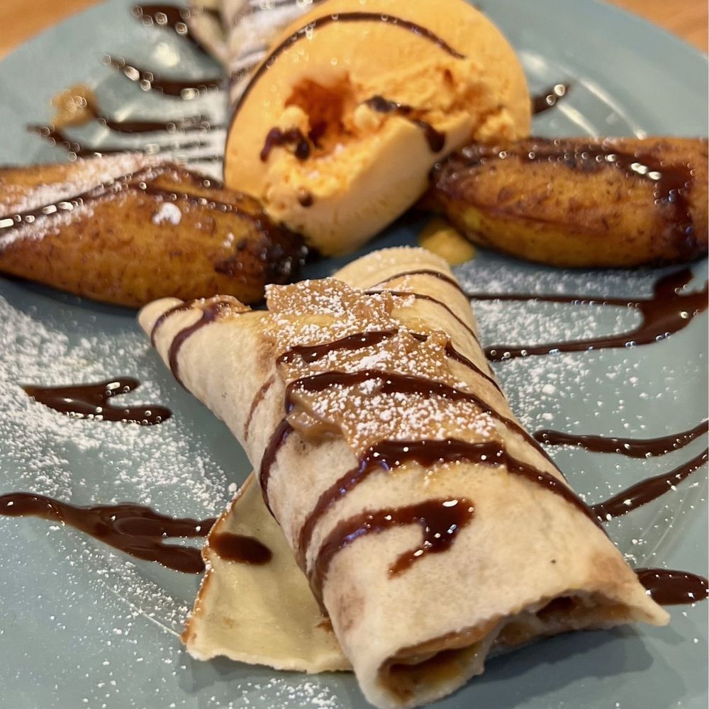 Inka Mama's - The famous "Sweet Francesca!" So DELISH! I know Francesca, she is sweet :) This is a must have dessert! - Peruvian Near Me - Tustin, California