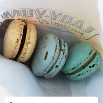 Lady Yum - Left to right: s'mores, toasted coconut, toffee - Macarons Near Me - Seattle, Washington