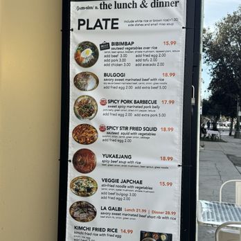 Jumsim - Lunch and Dinner Plate Menu - Korean Near Me - Los Angeles, California Jumsim - Lunch and Dinner Plate Menu - Korean Near Me - Los Angeles, California