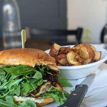 Bruncheonette - Brunch burger with potatoes - Breakfast & Brunch Near Me - Spokane, Washington
