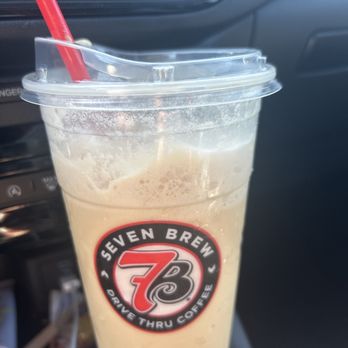 7 Brew Coffee - SF Pumpkin roll with sugar-free white chocolate drizzle it taste like just black coffee nothing and there's definitely no white chocolate - Coffee & Tea Near Me - Mechanicsburg, Pennsylvania 7 Brew Coffee - SF Pumpkin roll with sugar-free white chocolate drizzle it taste like just black coffee nothing and there's definitely no white chocolate - Coffee & Tea Near Me - Mechanicsburg, Pennsylvania