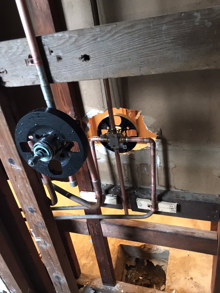 Slide of J P Tracy plumbing