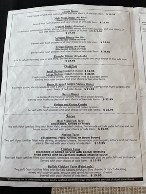 Menu photo 1 The Fishing Hole Milton, FL