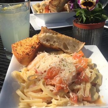 Indigo Moon - Jumbo shrimp pasta with artichoke hearts! - New American Near Me - Cambria, California Indigo Moon - Jumbo shrimp pasta with artichoke hearts! - New American Near Me - Cambria, California