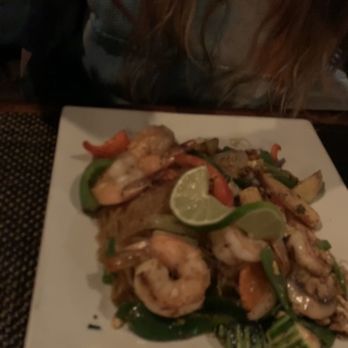 Siam - Pad Woosen (glass noodles) with shrimp - Thai Near Me - Telluride, Colorado