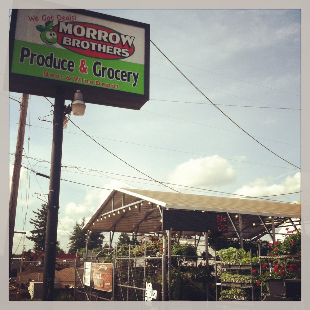 Morrow Bros Produce Market from the street Morrow Bros Produce Market from the street