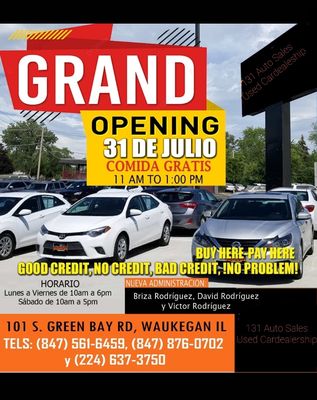 We want your vehicle! Get the best value for your trade-in! - Everyone at 131 Auto Inc is ready to make the car shopping and the car buying experience fast, friendly, and easy. We've helped hundreds of customers get behind the wheel of a newer, reliable, quality used vehicle and we can help you too